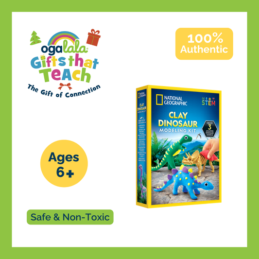 National Geographic Clay Dinosaur Modeling Kit   