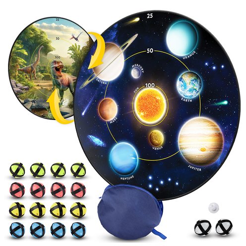 National Geographic Glow-in-the-Dark Dartboard Game Set