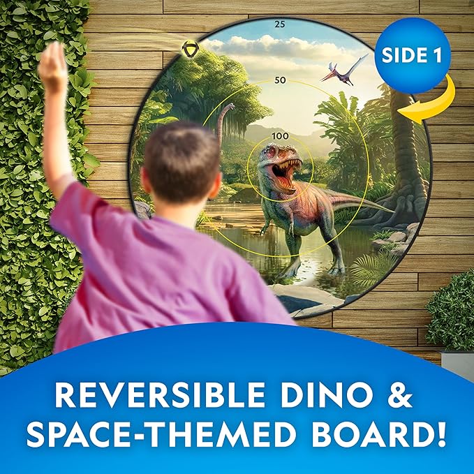 National Geographic Glow-in-the-Dark Dartboard Game Set