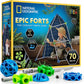 National Geographic Epic Fort Bilding - 70 pieces