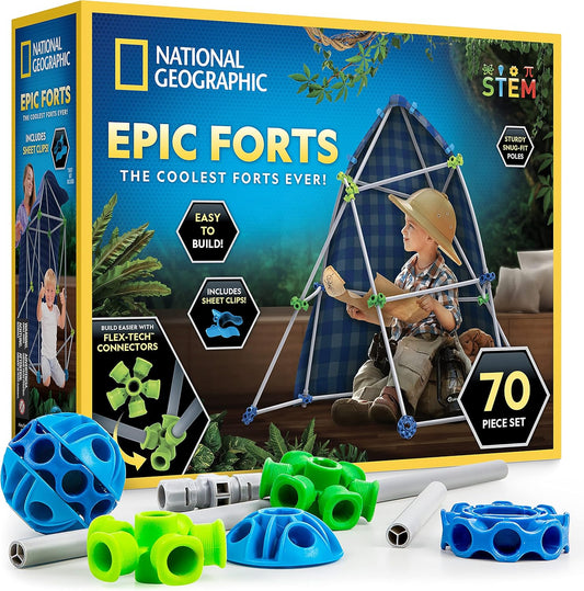National Geographic Epic Fort Bilding - 70 pieces