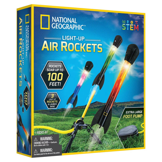 National Geographic Light-Up Air Rocket