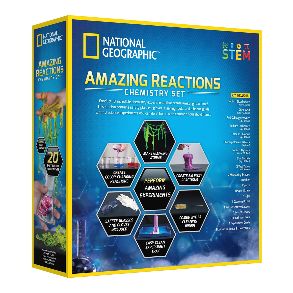 National Geographic  Amazing Reactions Chemistry Set