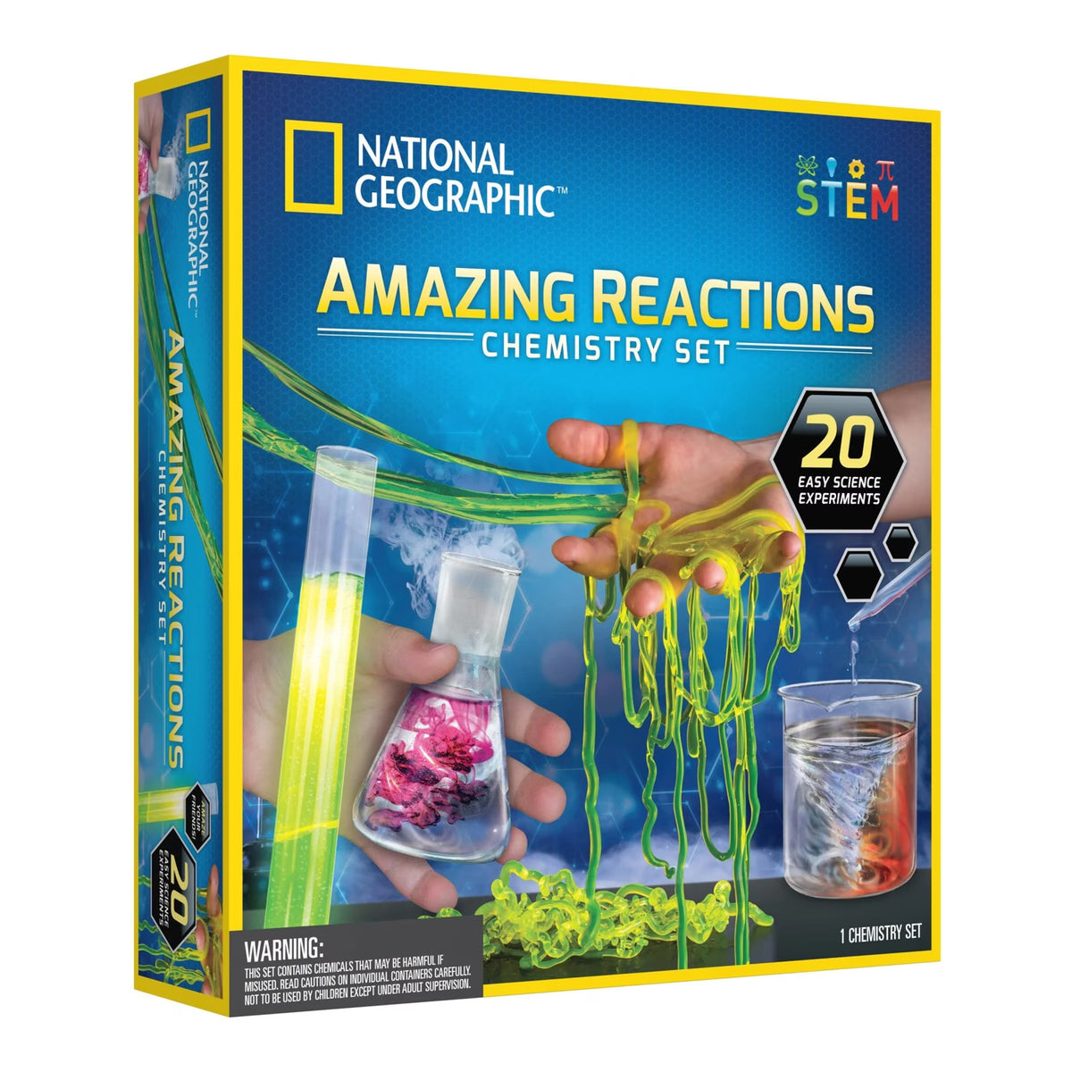 National Geographic  Amazing Reactions Chemistry Set
