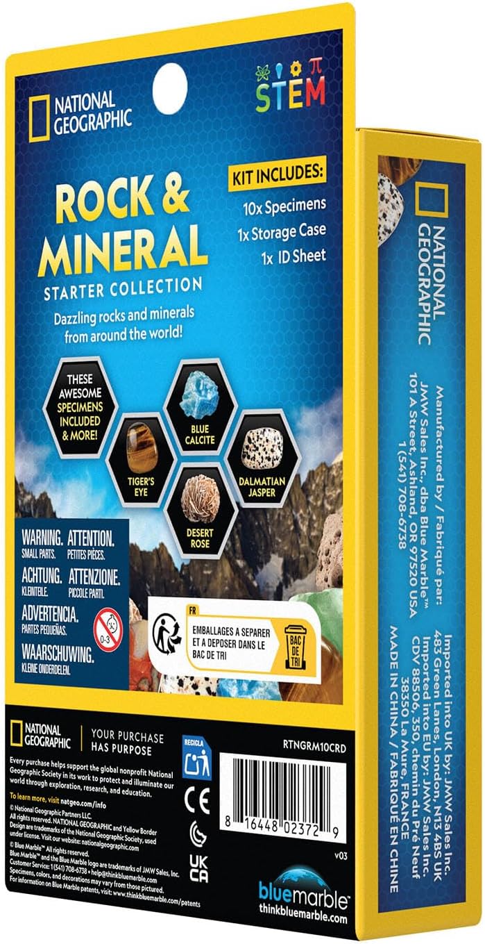 National Geographic Impulse Rock + Mineral Starter Kit