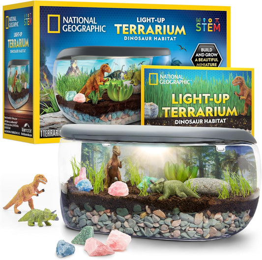 National Geographic Light-Up Dinosaur Sand Terrarium Kit