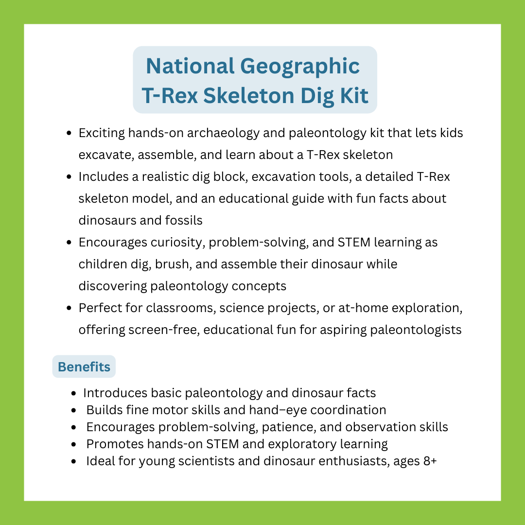National Geographic - T-Rex Skeleton Dig Kit