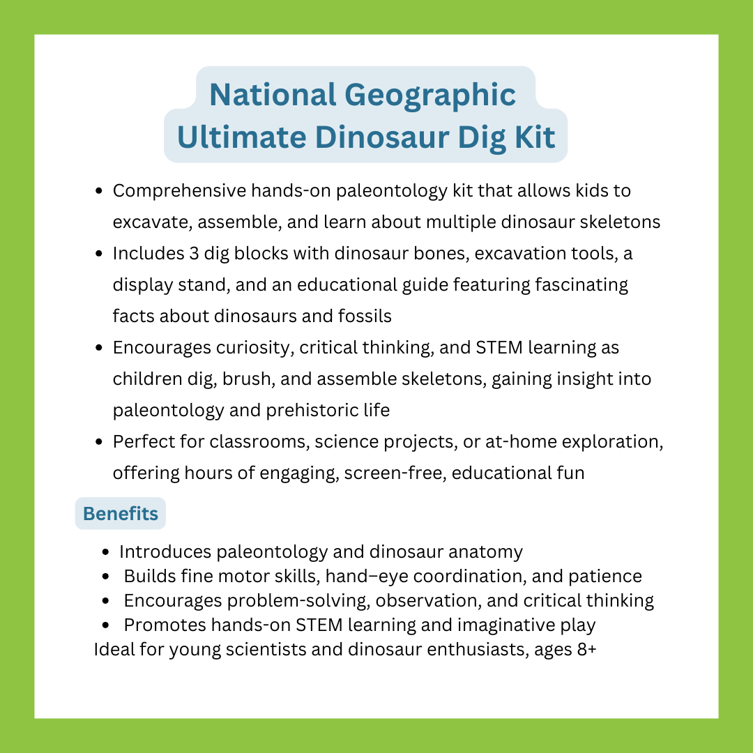 National Geographic Ultimate Dinosaur Dig Kit
