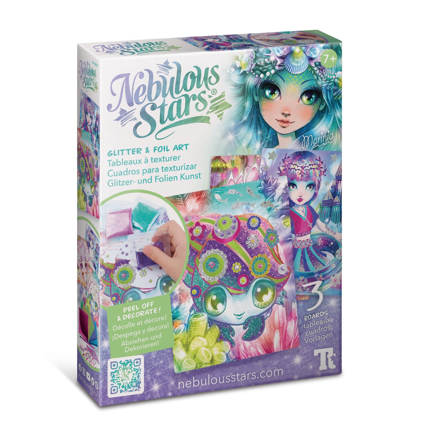 Nebulous Star Glitter & Foil Art