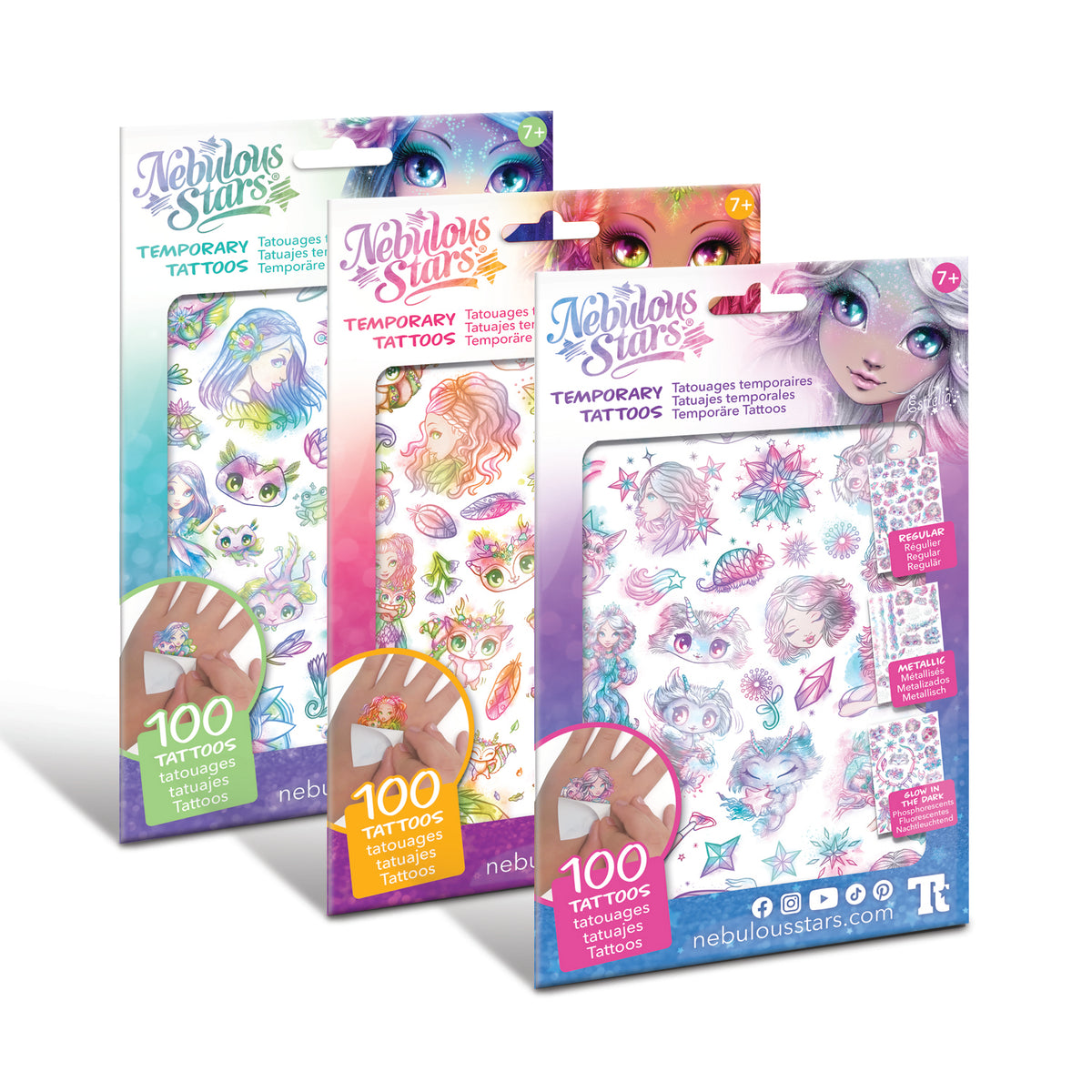 Nebulous Star Temporary Tattoos