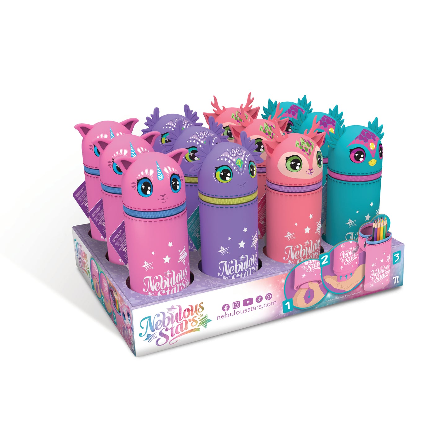 Nebulous Star Stand-Up Pencil Case