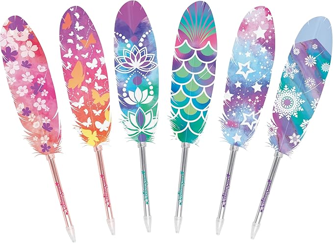 Nebulous Star Feather Quill Pen