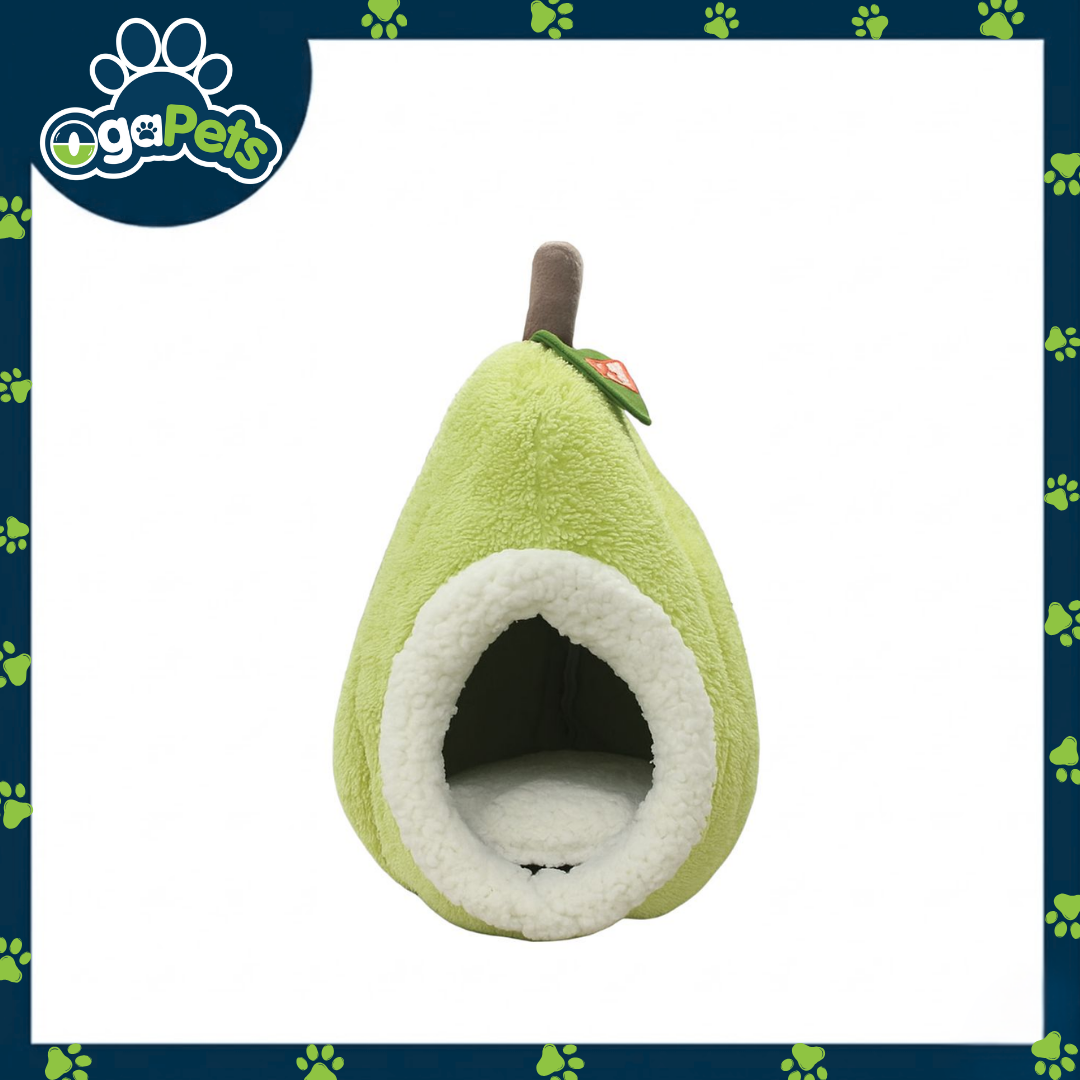 Ogapets Pet Bed - Semi Enclosed Cave Nest, Soft, Plush Polyester Cozy Sherpa Filling PP Cotton