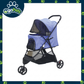Ogapets Pet Carrier Stroller- Fabric with Drop Plastic Mesh & Steel Tube Max 15kg