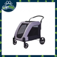 Ogapets Pet Carrier Stroller - Linen Fabric Steel Tube, Soft Net 60kg Max Loading, 7 Front & 12 Rear Wheels