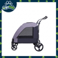 Ogapets Pet Carrier Stroller - Linen Fabric Steel Tube, Soft Net 60kg Max Loading, 7 Front & 12 Rear Wheels