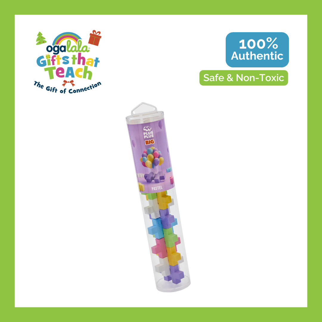 Plus-Plus BIG Pastel / 15pcs Tube