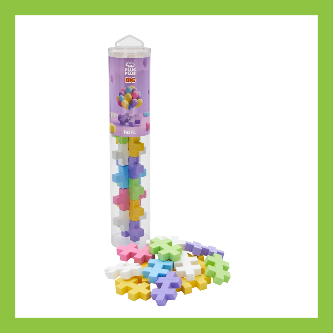 Plus-Plus BIG Pastel / 15pcs Tube
