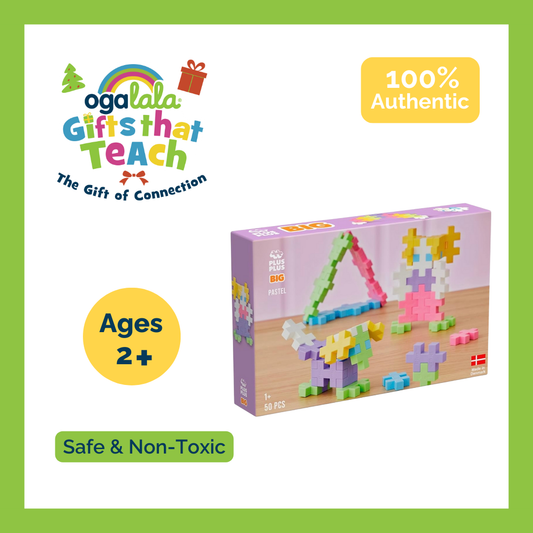 Plus-Plus BIG Pastel Mix / 50 pcs.