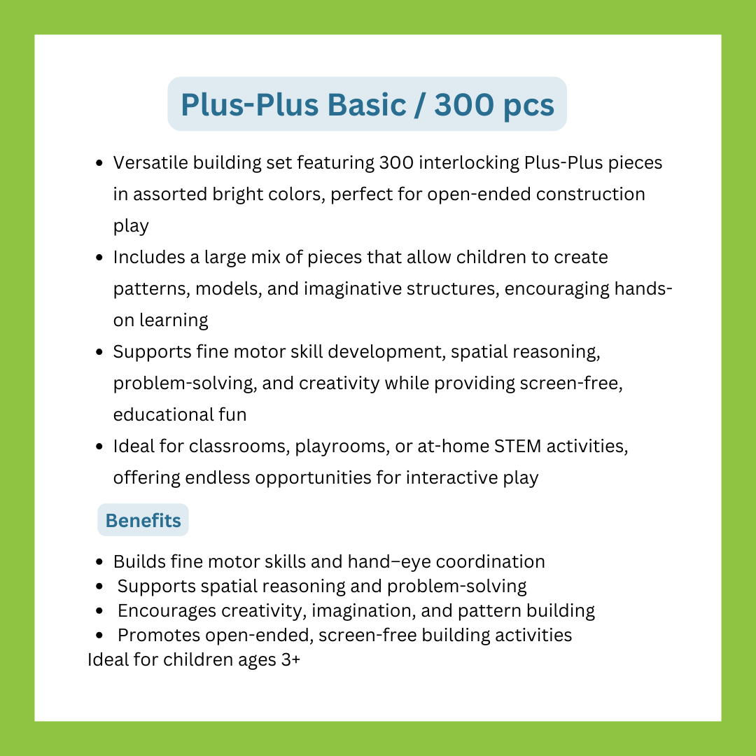 Plus-Plus Basic / 300 pcs