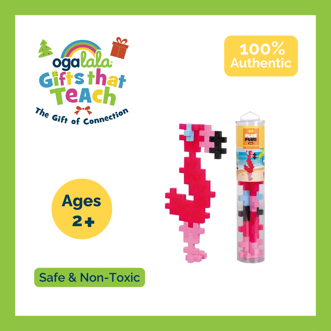 Plus-Plus BIG 15 pc Tube - Flamingo