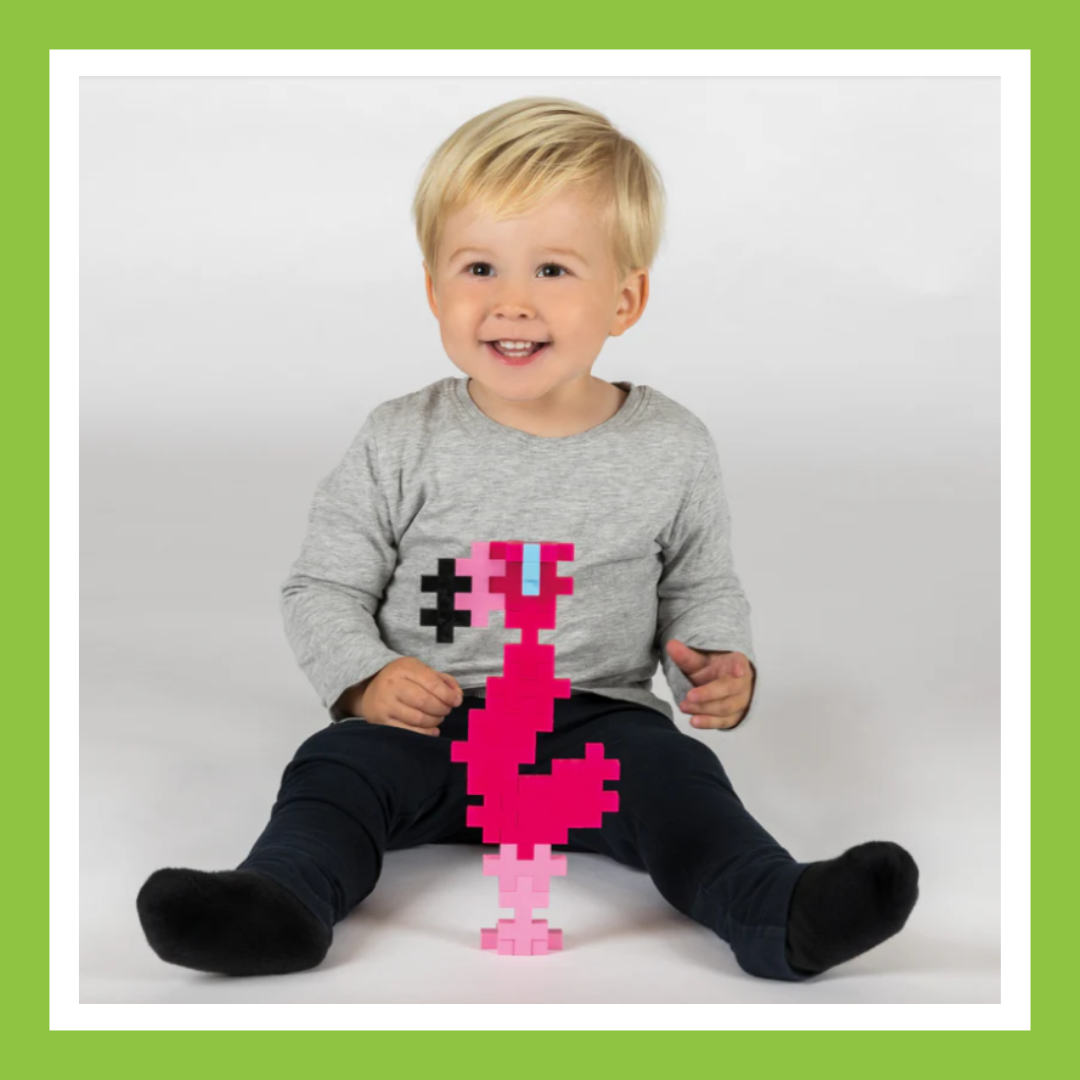 Plus-Plus BIG 15 pc Tube - Flamingo