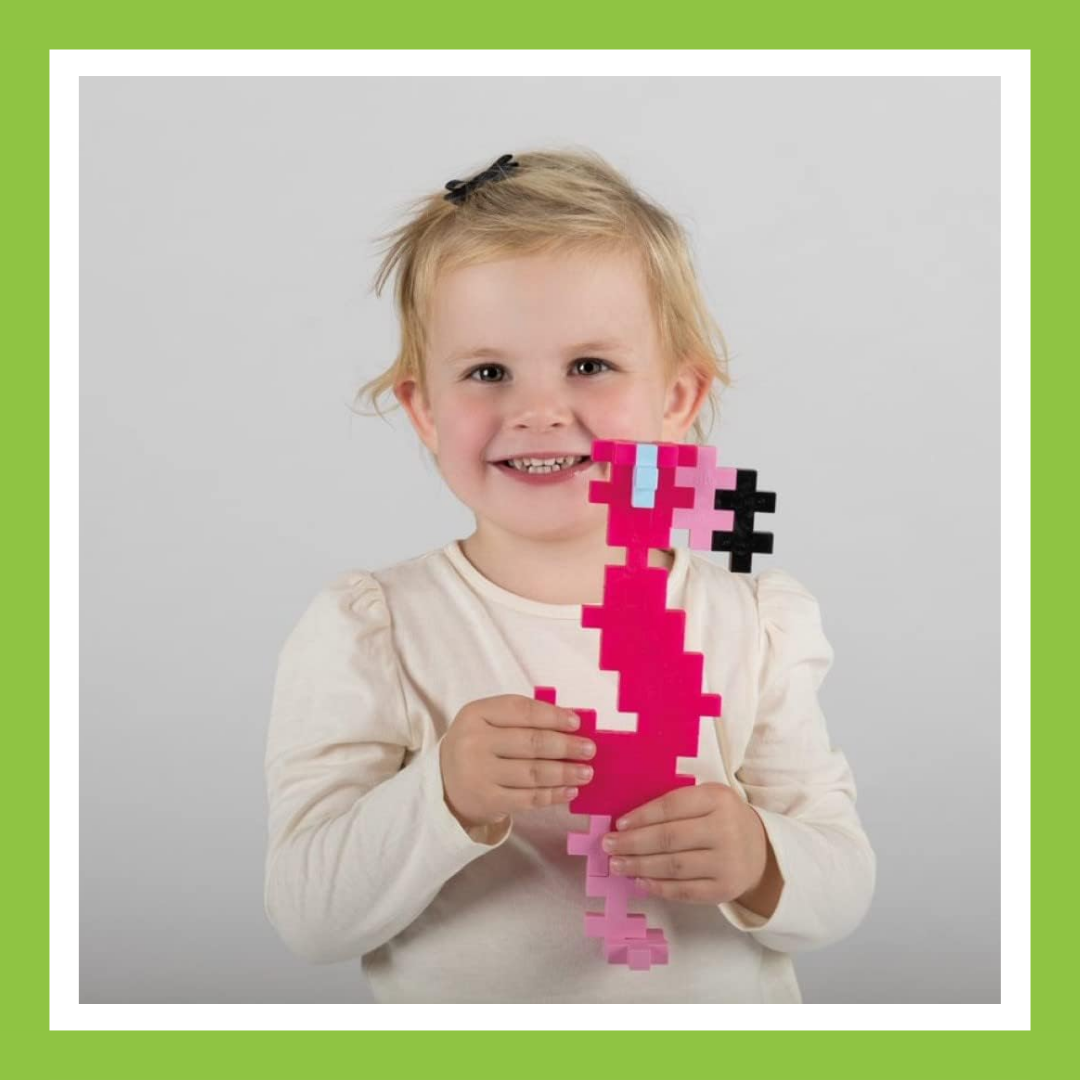Plus-Plus BIG 15 pc Tube - Flamingo