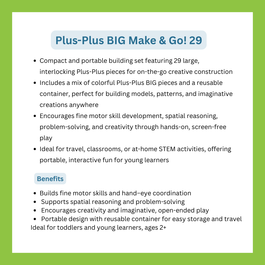 Plus-Plus BIG Make & Go! 29