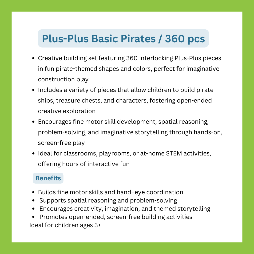 Plus-Plus Basic Pirates / 360 pcs