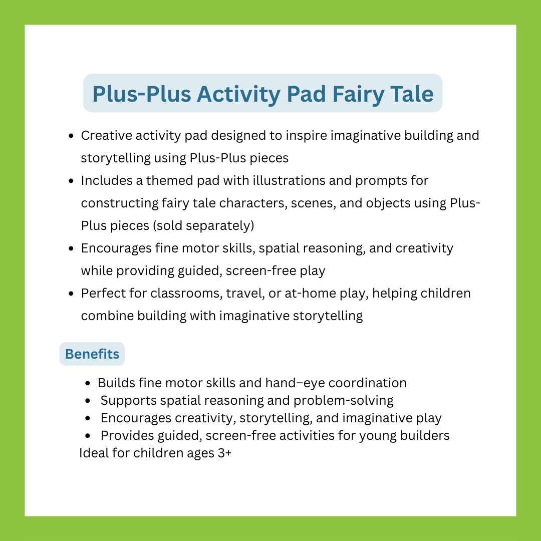 Plus-Plus Activity Pad - Fairy Tale