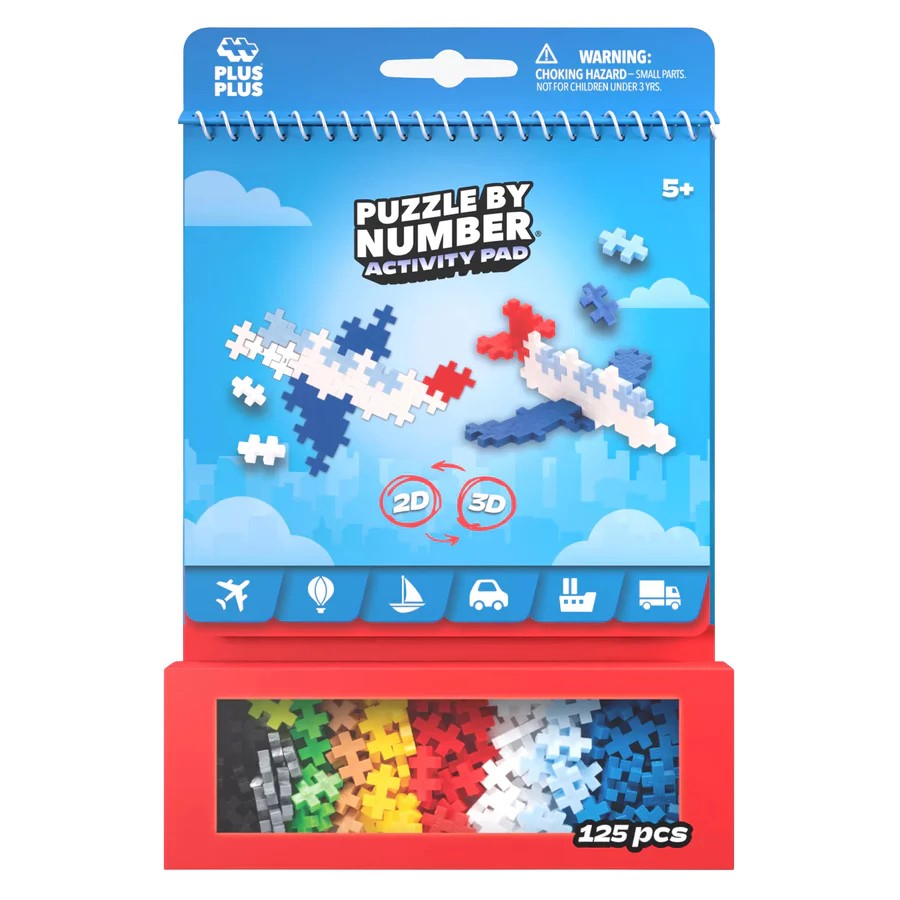 Plus-Plus Activity Pad – Transportation