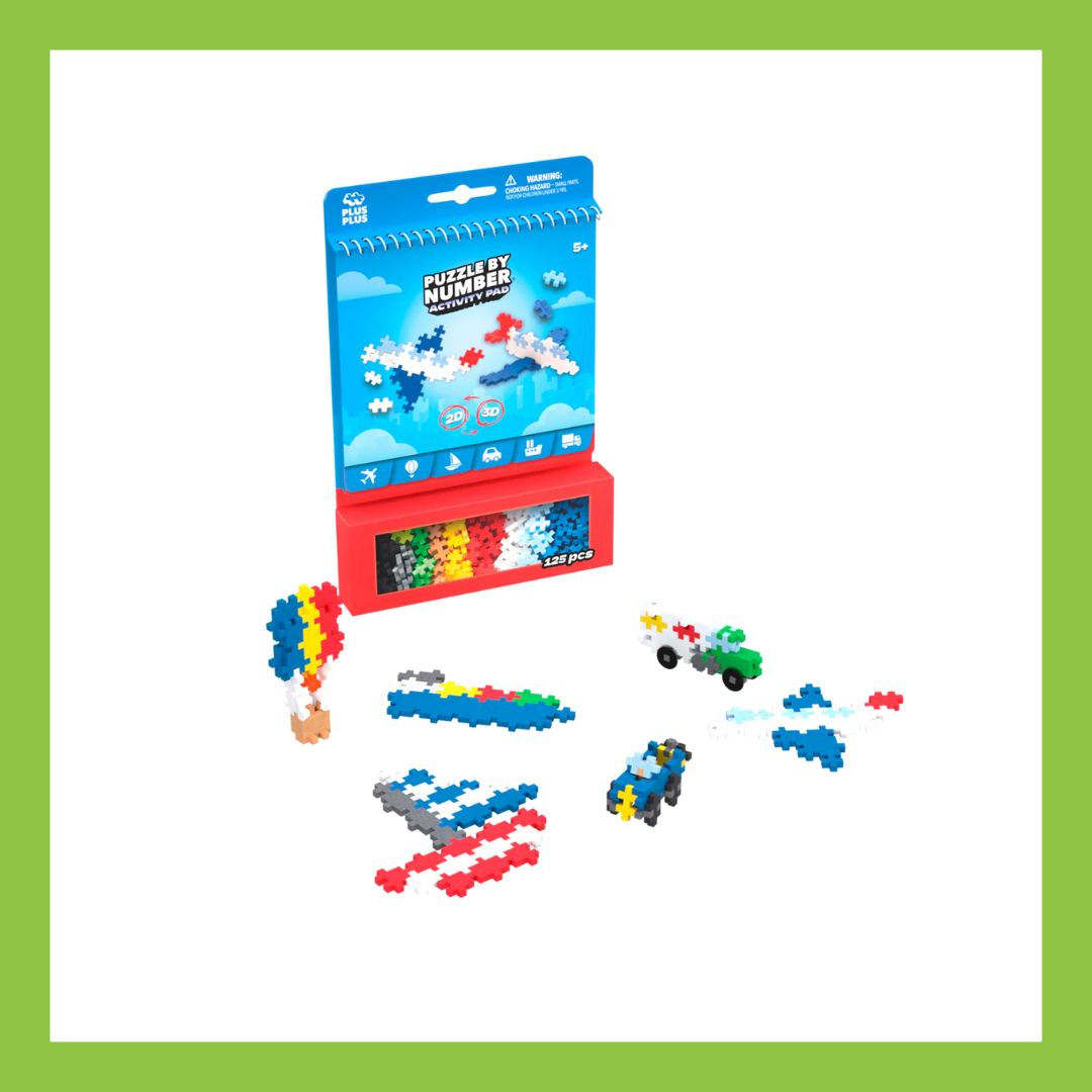 Plus-Plus Activity Pad – Transportation