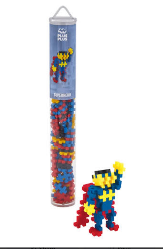 Plus-Plus Superhero / 100 pcs Tube