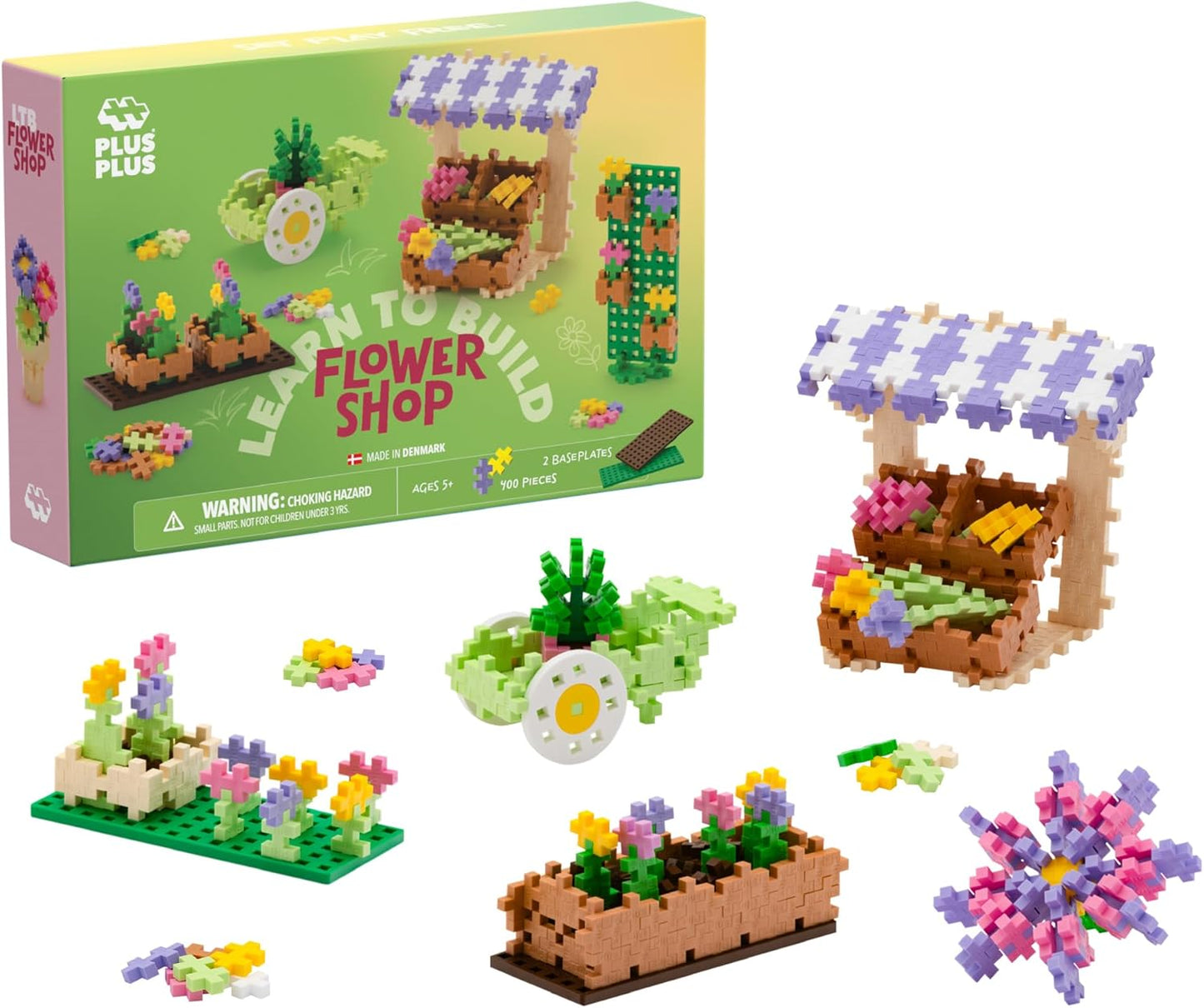 Plus-Plus Learn to Build Flower Shop
