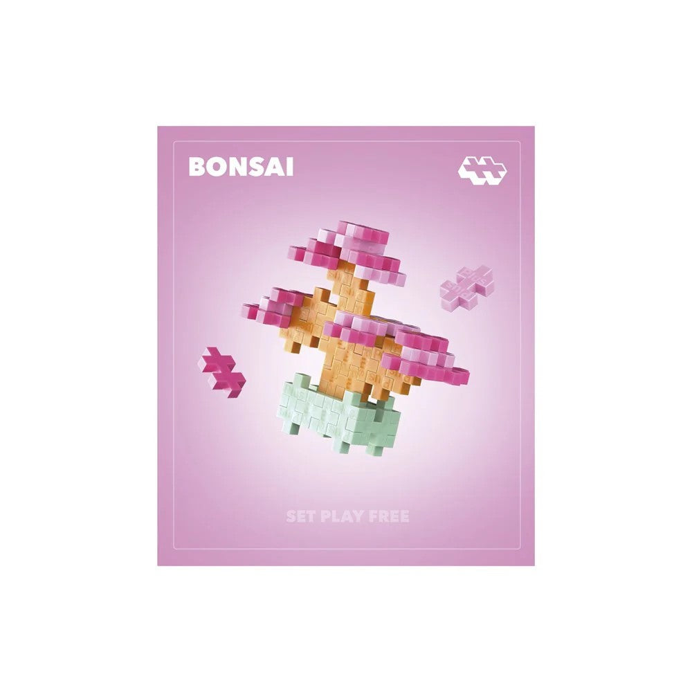 Plus-Plus Plant Packs - Pink bonsai