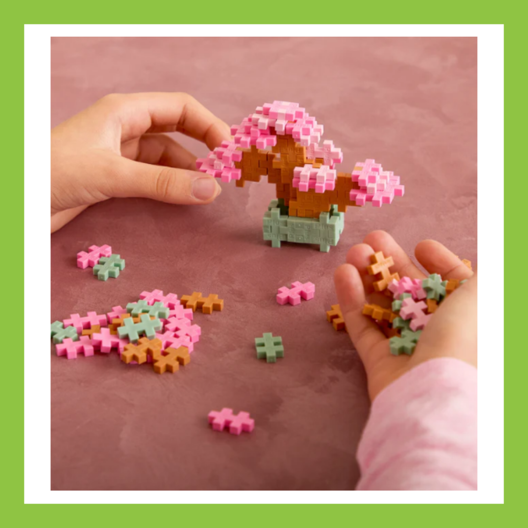 Plus-Plus Plant Packs - Pink bonsai
