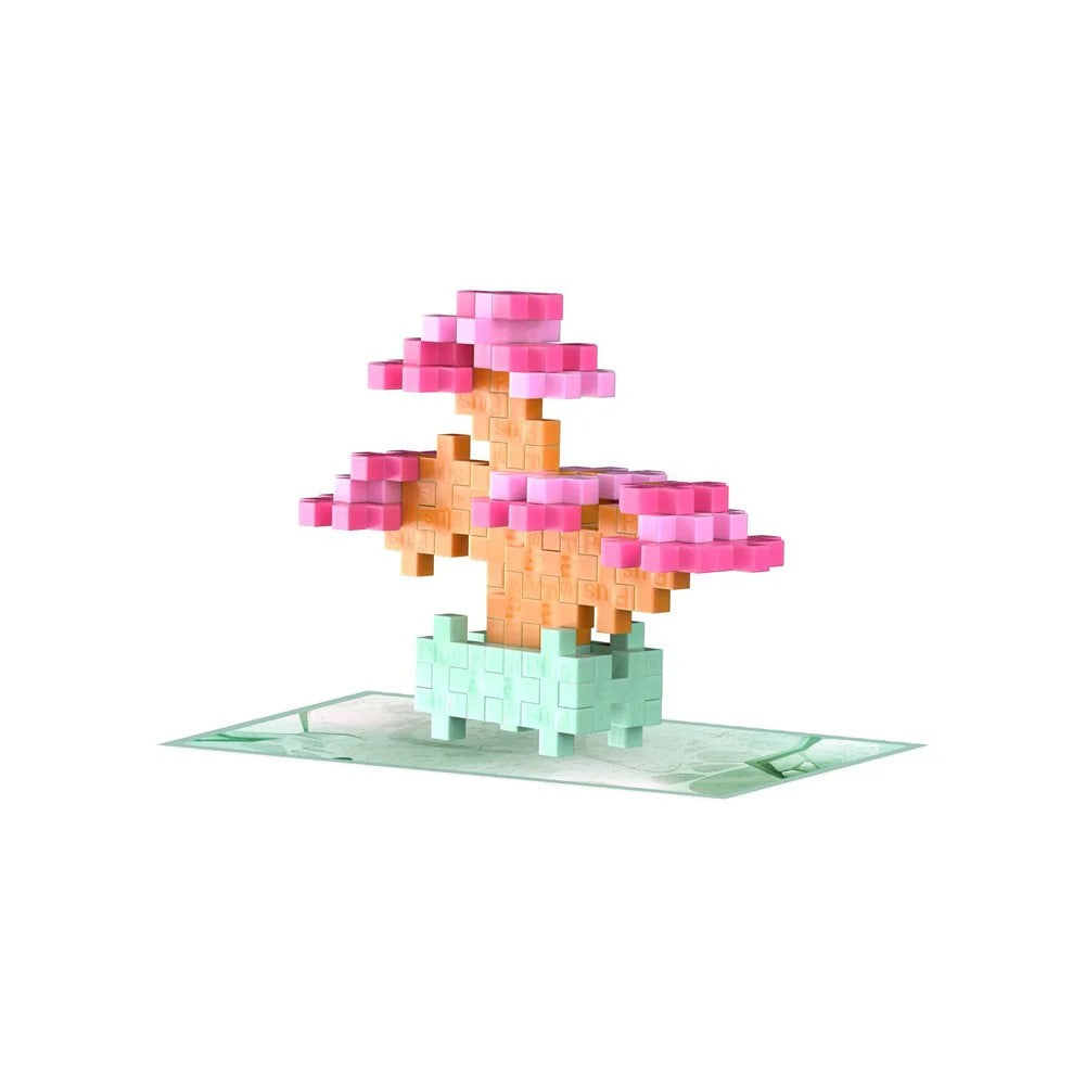 Plus-Plus Plant Packs - Pink bonsai