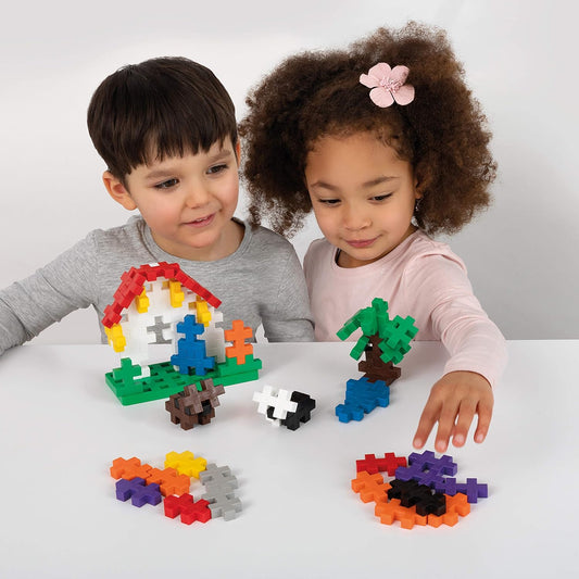 Plus-Plus BIG Baseplates Set (White/Green)