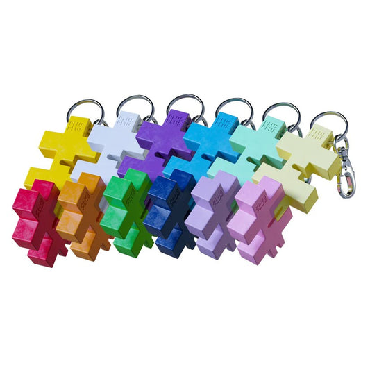 Plus-Plus HEXEL DUO Keychain - Mint/Lilac