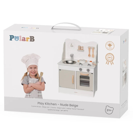 PolarB Play Kitchen - Nude Beige