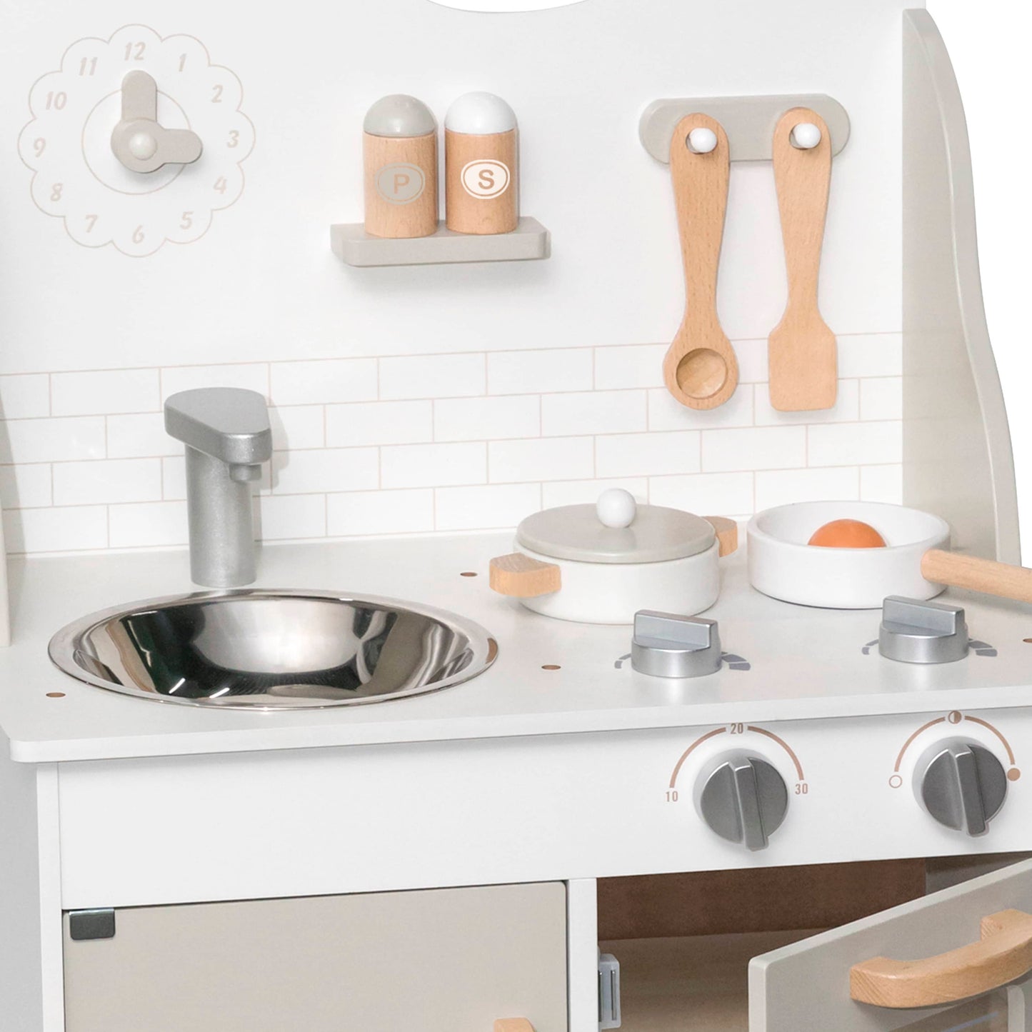 PolarB Play Kitchen - Nude Beige