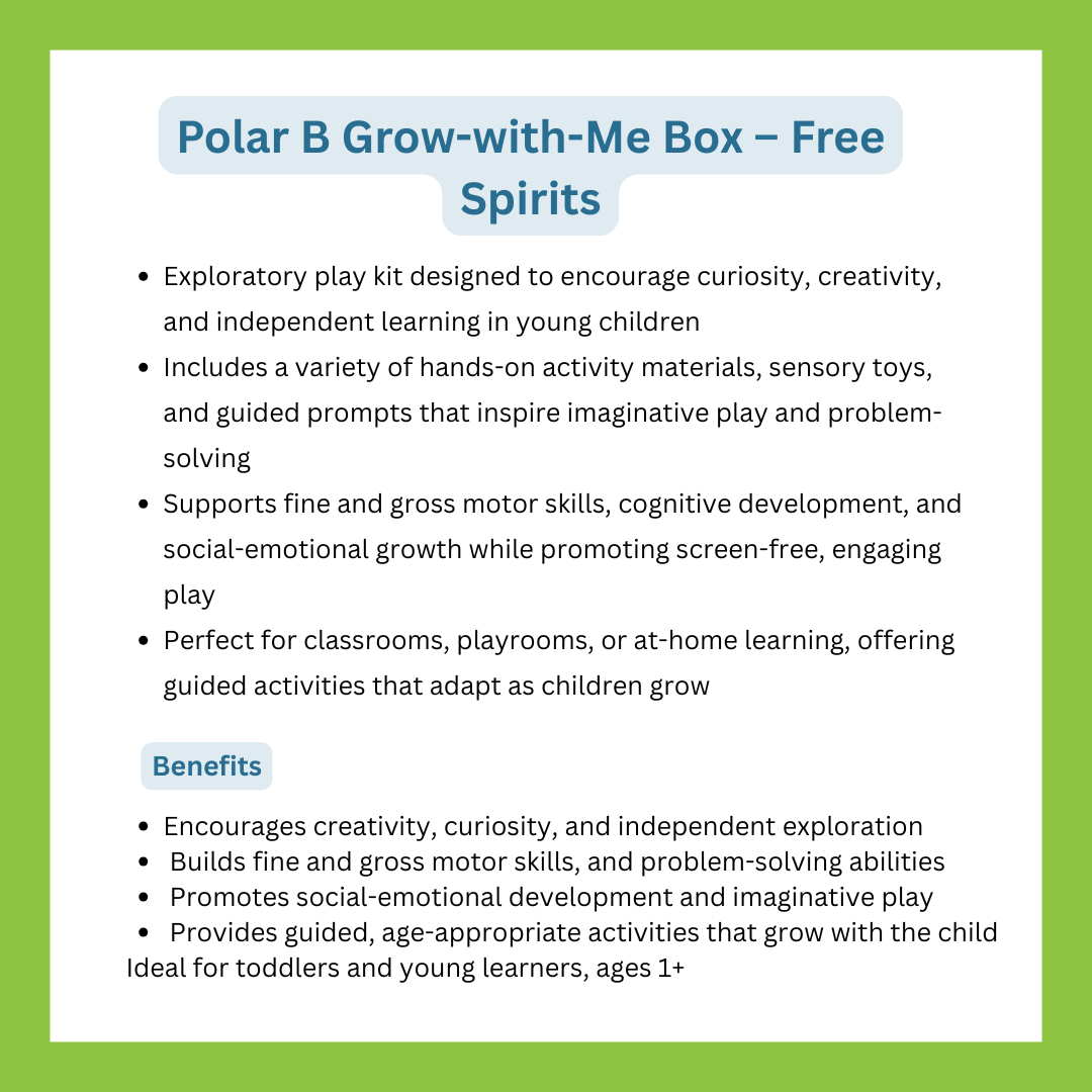 PolarB Grow-with-Me Box Free Spirits