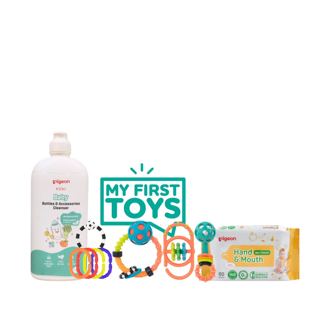 MY 1ST TOYS GIFT SET + BTL 500ML CLEANSER + H&M TISSUE 60'S