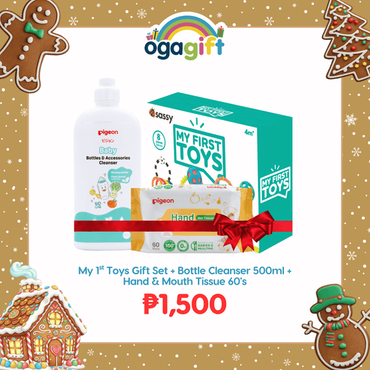 MY 1ST TOYS GIFT SET + BTL 500ML CLEANSER + H&M TISSUE 60'S