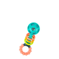 PEEK-A-BOO BEADS RATTLE + BOTTLE CLEANSER 500ML + WIPES 80'S