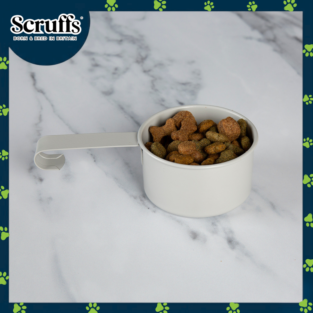 Scruffs Cantina 4L Steel Storage Pet Food Canister & Scoop