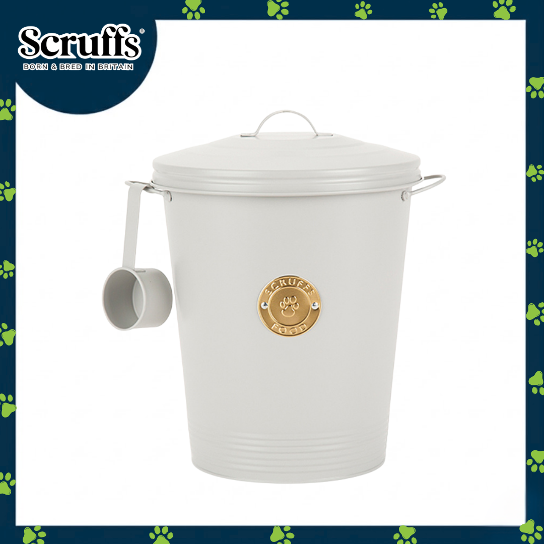 Scruffs Cantina 7L Steel Storage Pet Food Canister & Scoop