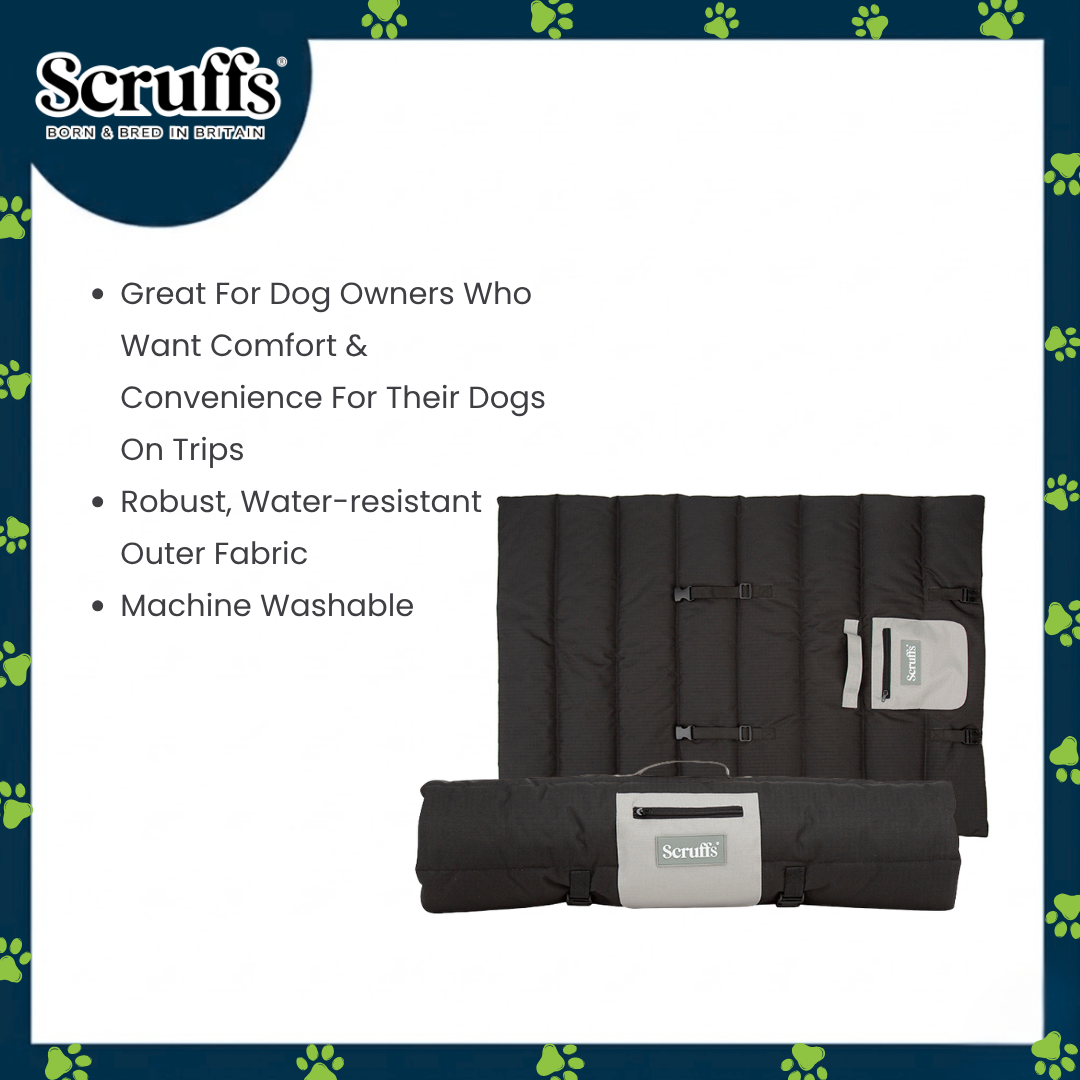 Scruffs Expedition Roll Up Travel Pet Bed