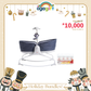 Pigeon OgaGift Bundle 4pcs Wide Neck Bottles 240ml + Tiny Love Rocker: Perfect for Gifting Babies