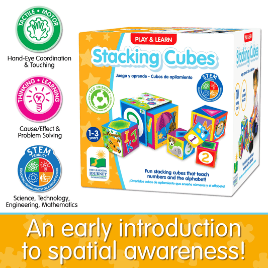 The Learning Journey Play & Learn Stacking Cubes